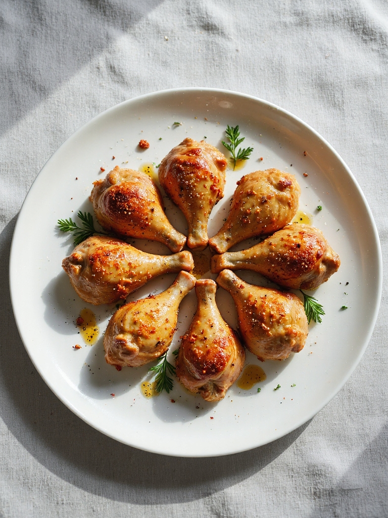 crispy seasoned chicken drumsticks