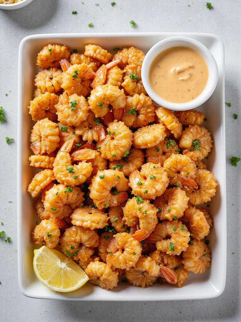 crispy seasoned shrimp snack