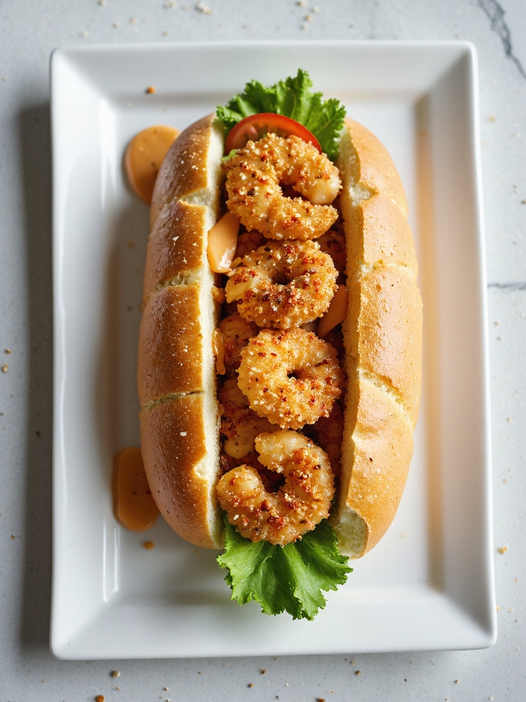 crispy shrimp sandwich recipe