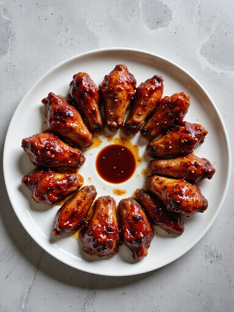 crispy smoky bbq wings