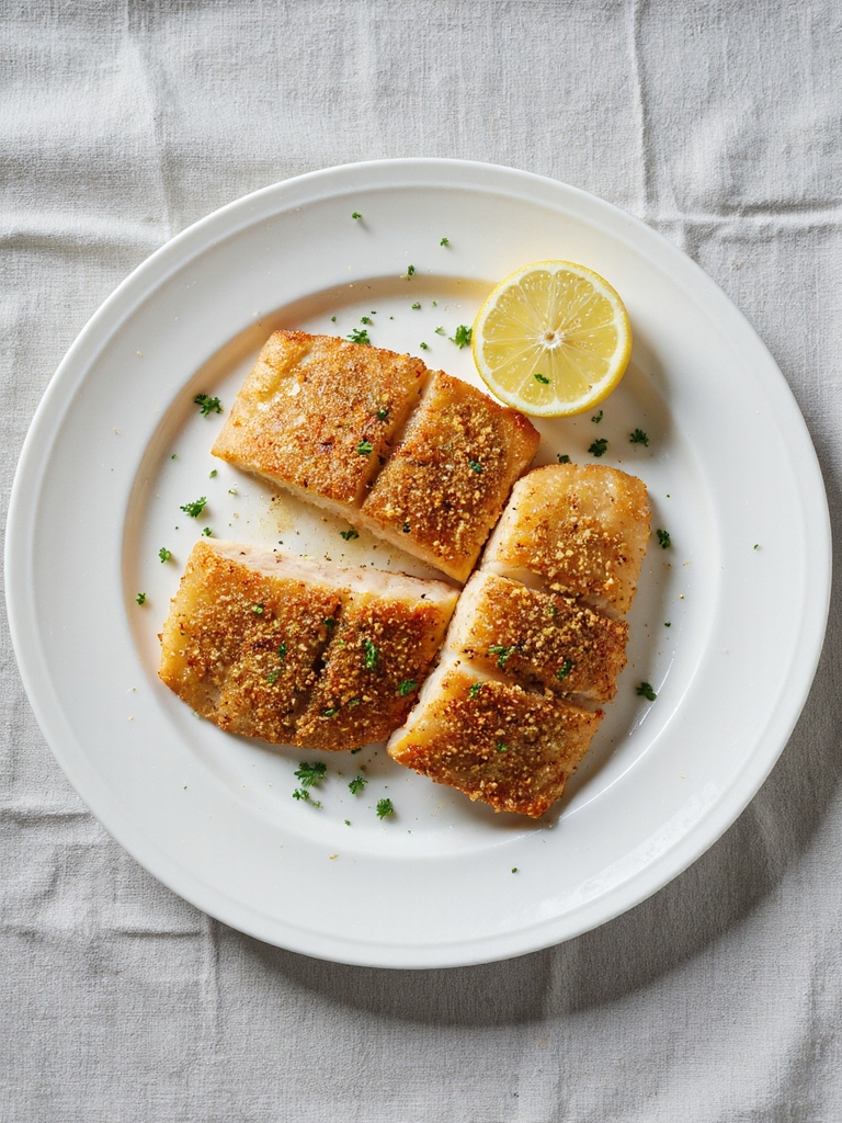 crispy spiced cornmeal tilapia