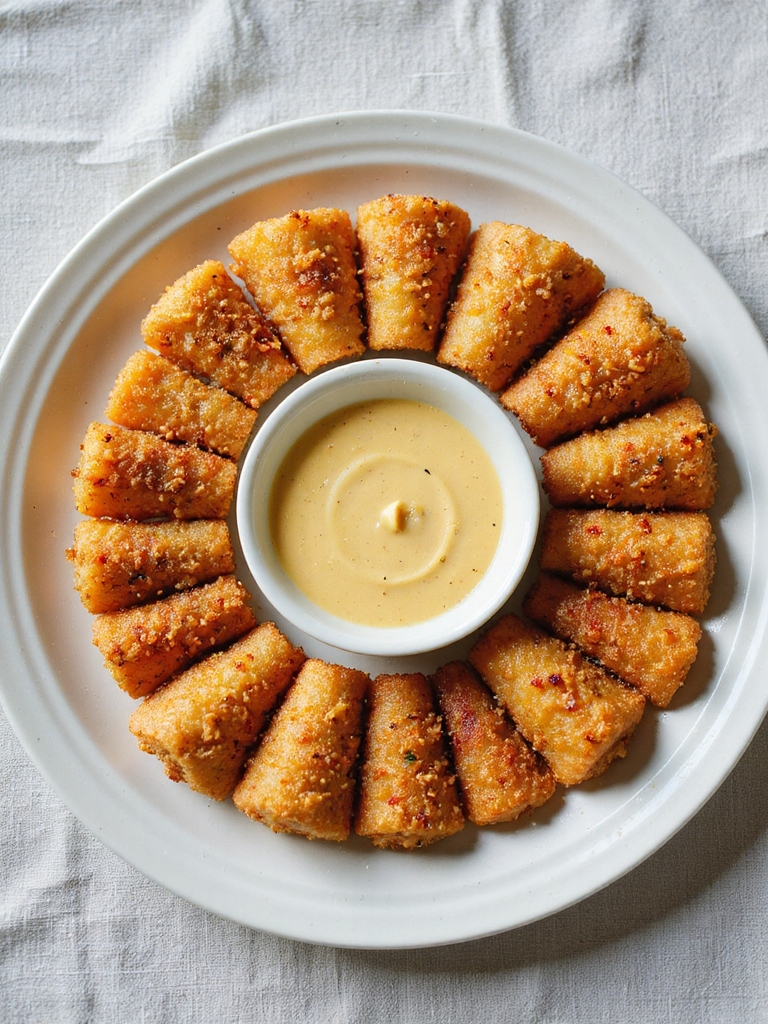 crispy spiced fish nuggets