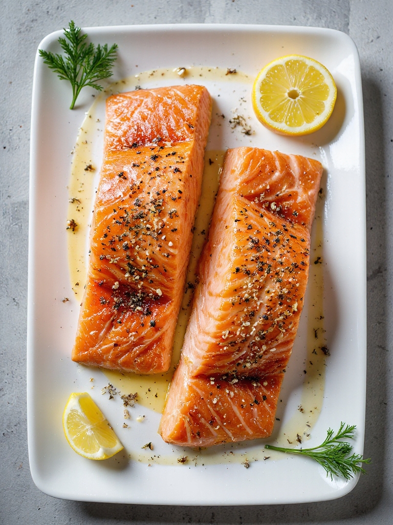 crispy tender air fried salmon