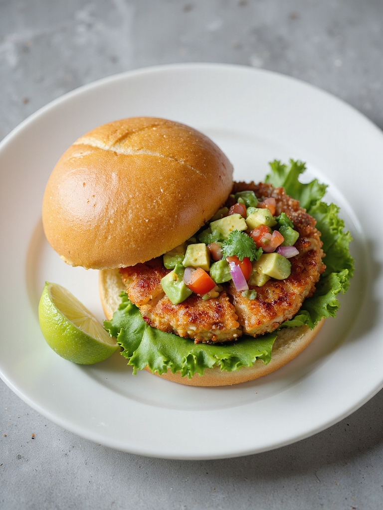 crispy tilapia with avocado