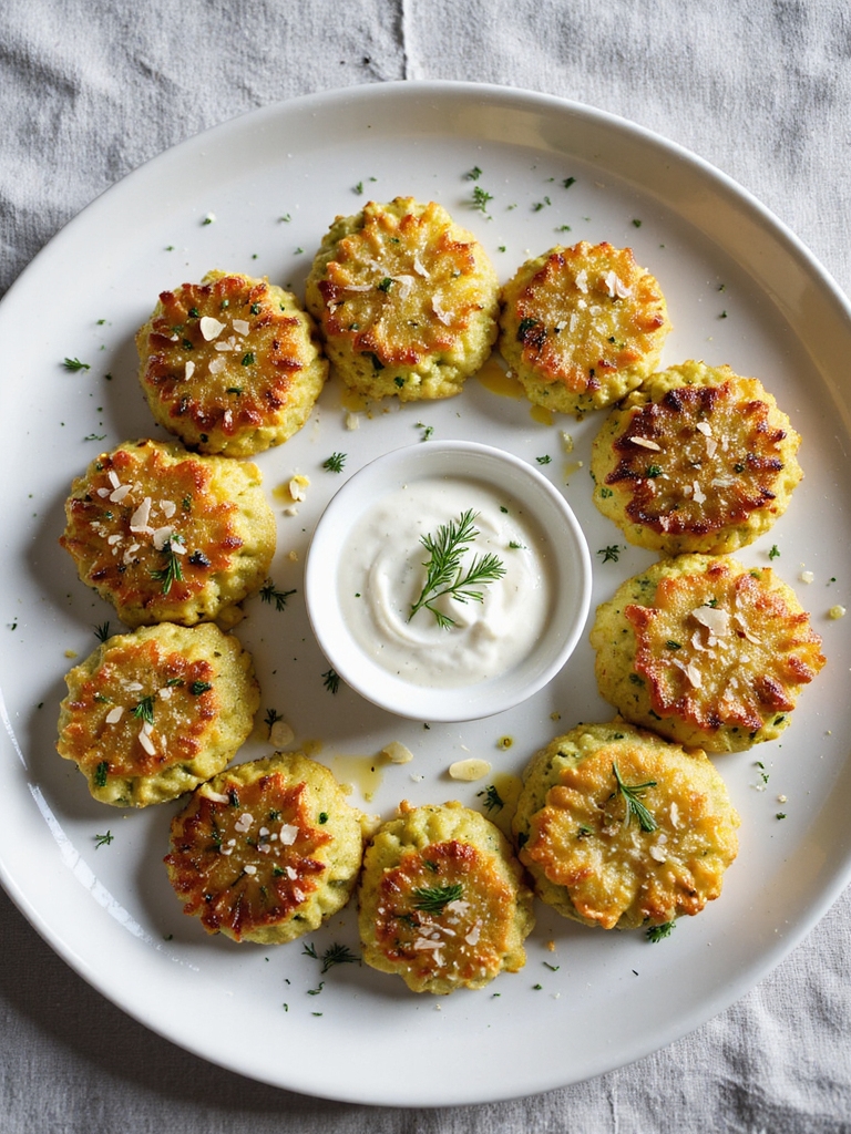 crispy zucchini fritters recipe