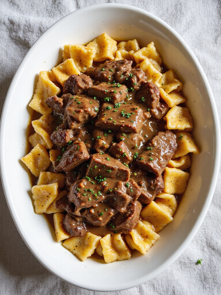 crockpot beef and noodles