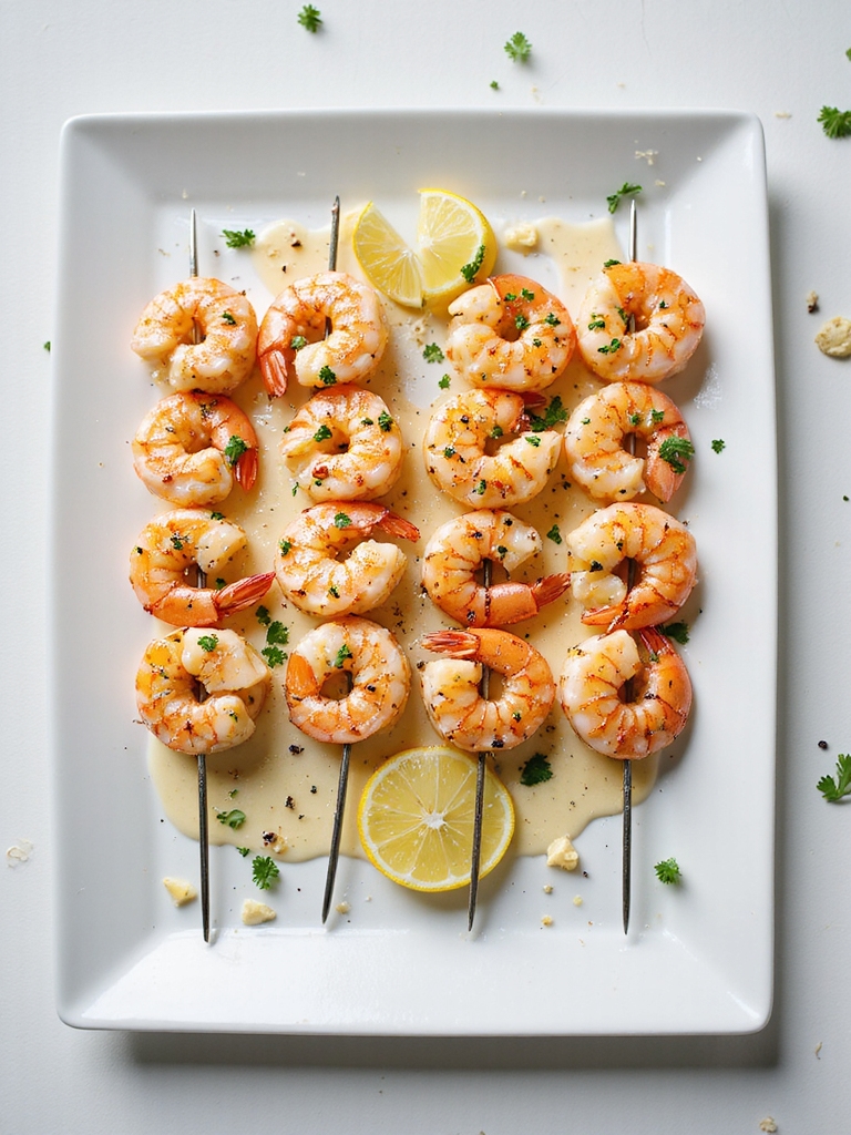 delicious grilled shrimp skewers