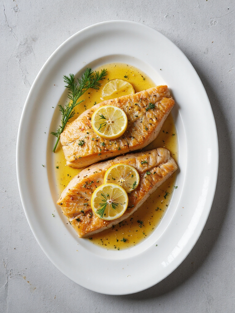 dijon dill baked fish elegance