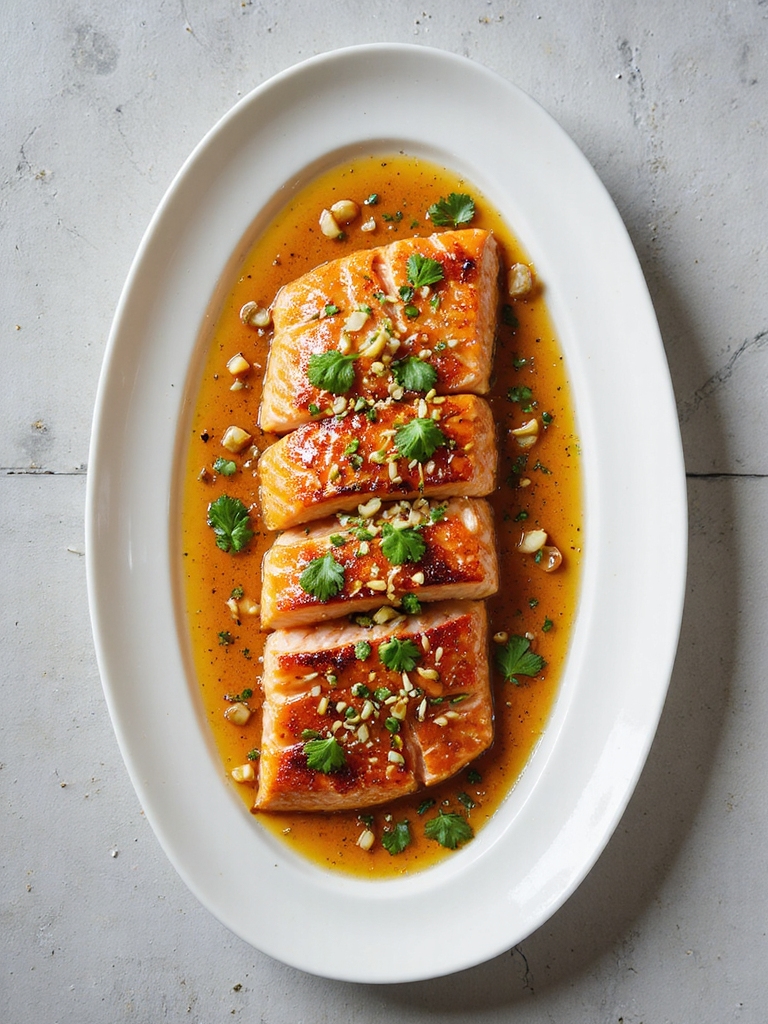 easy sweet honey garlic salmon