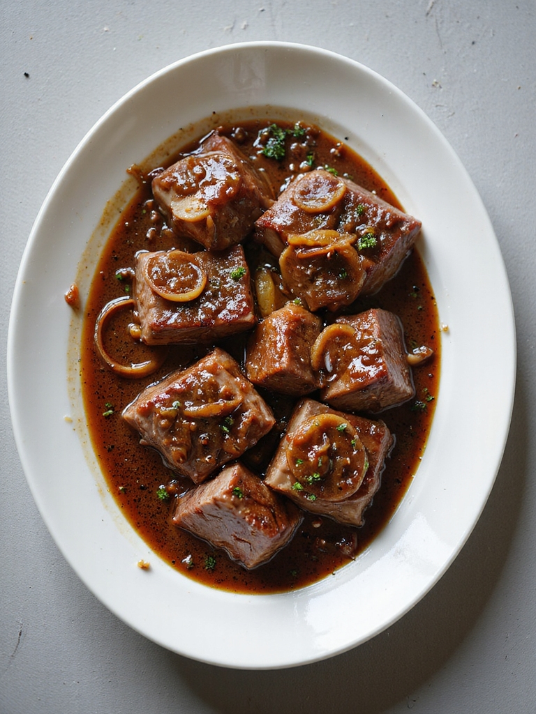 effortless tender slow cooked steak