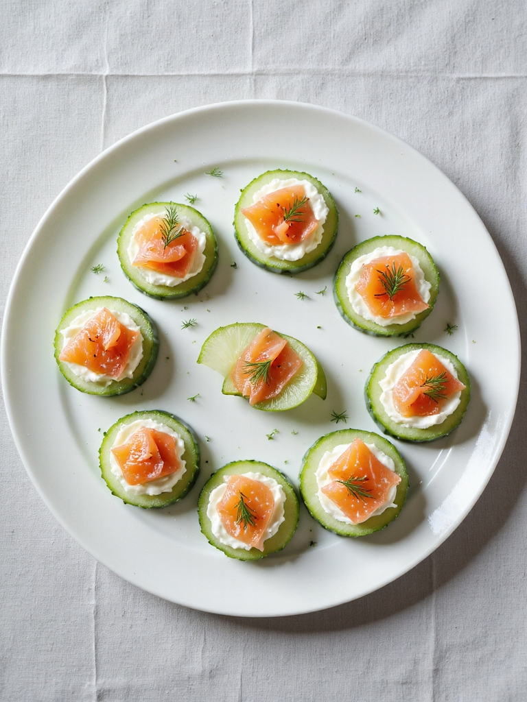elegant smoked salmon bites