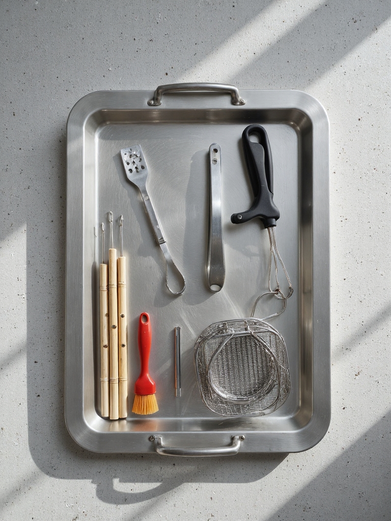 essential grilling shrimp tools