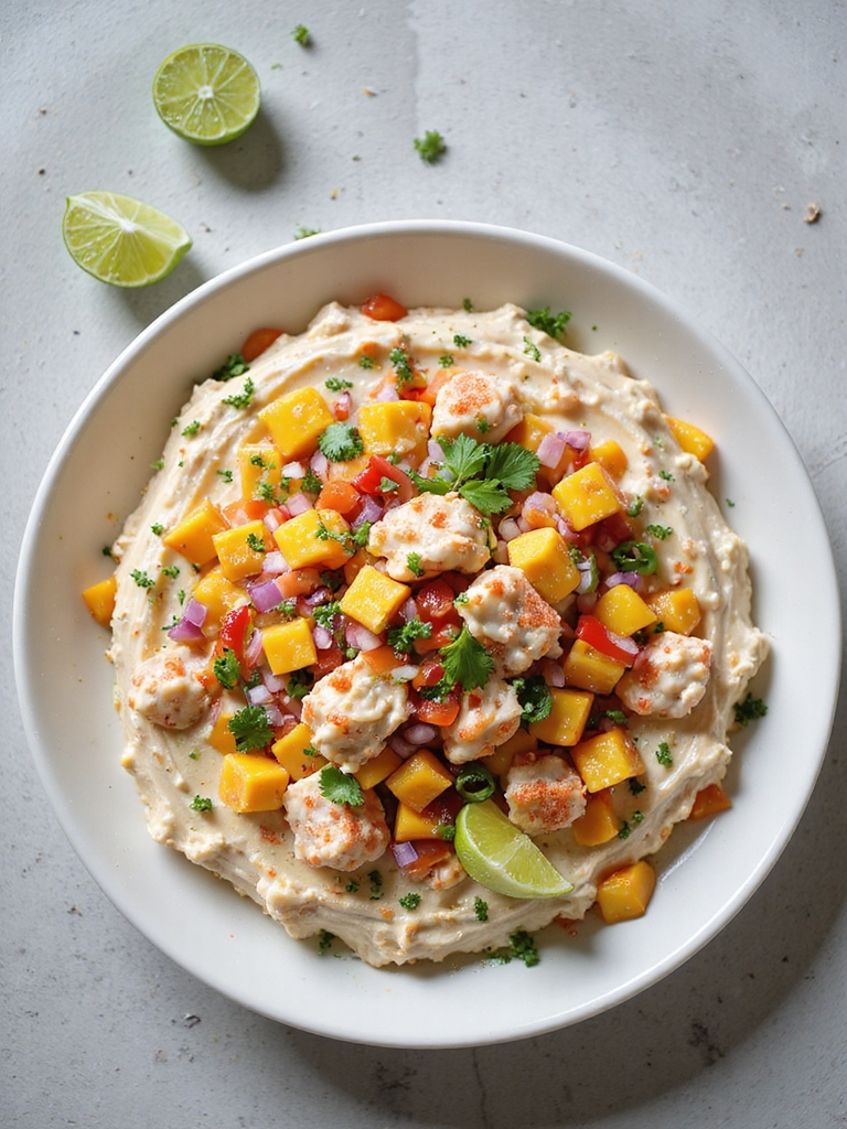 exotic mango crab dip