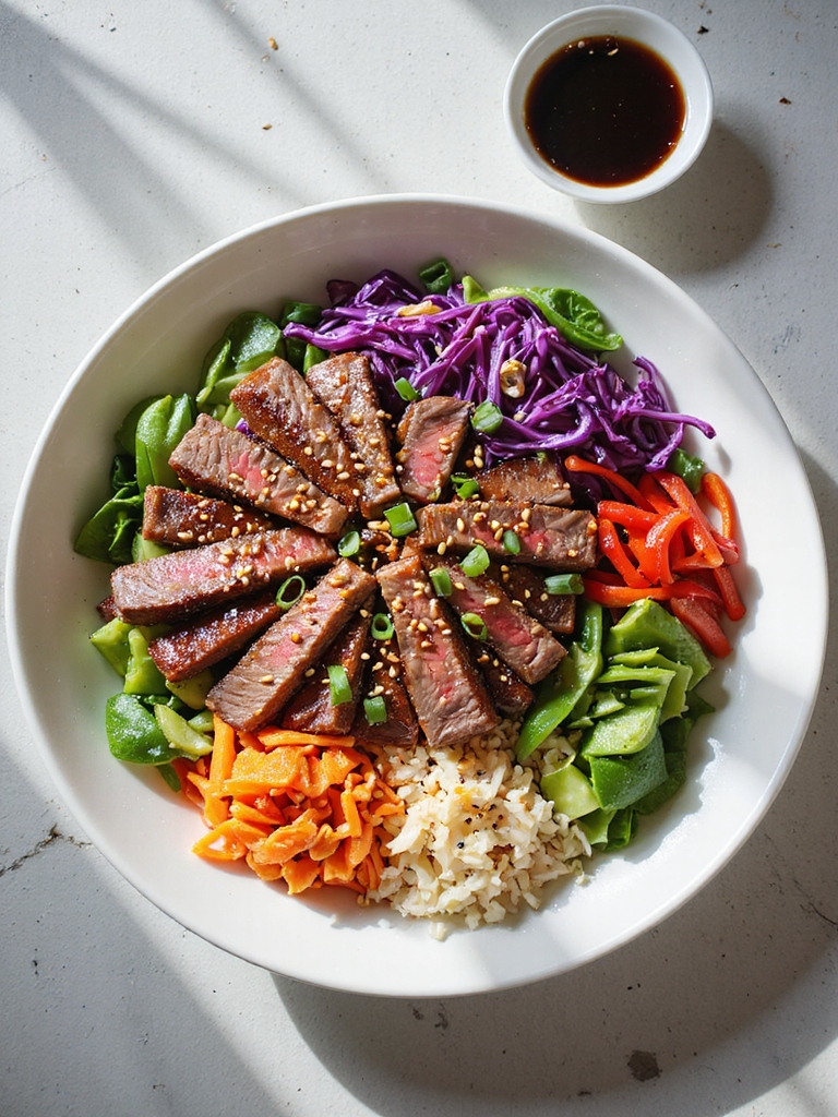 flavorful beef cabbage salad