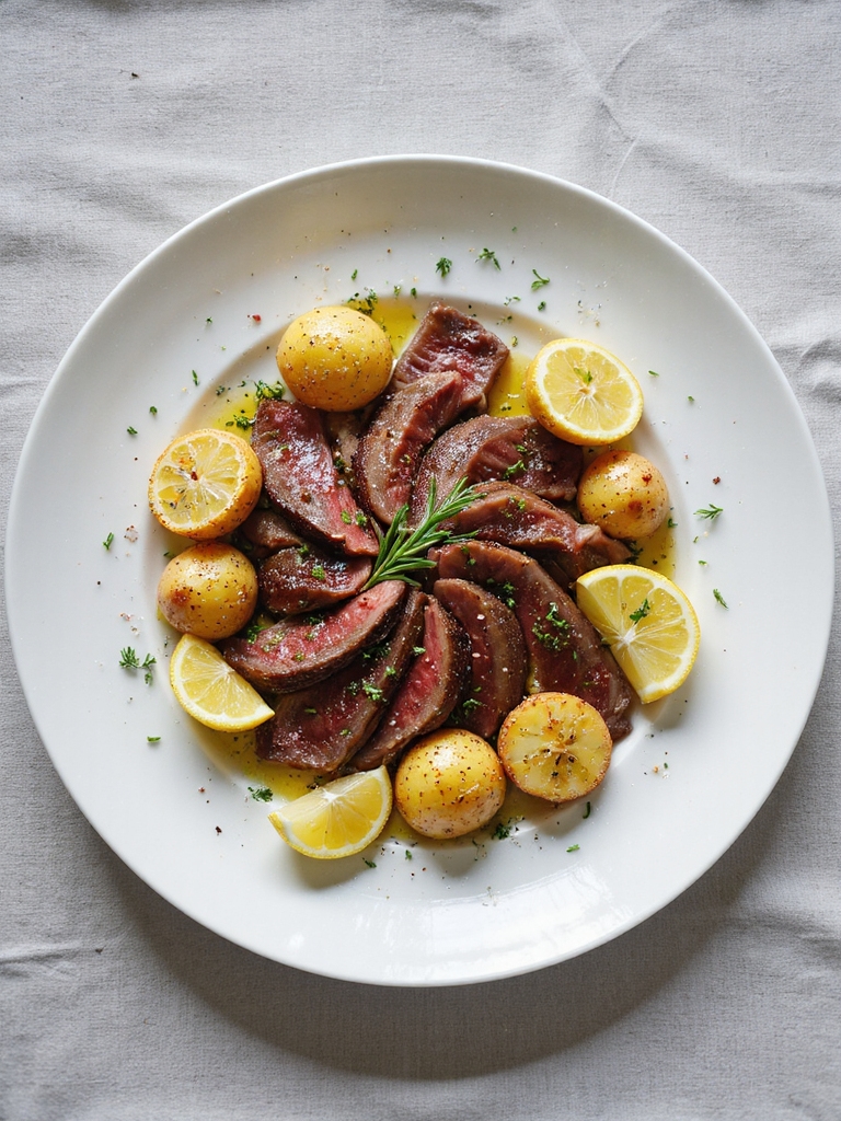 flavorful beef with potatoes