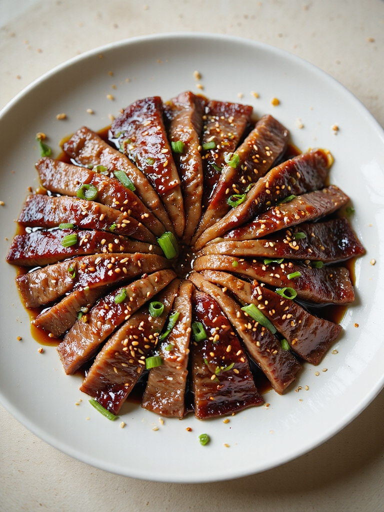 flavorful marinated grilled beef