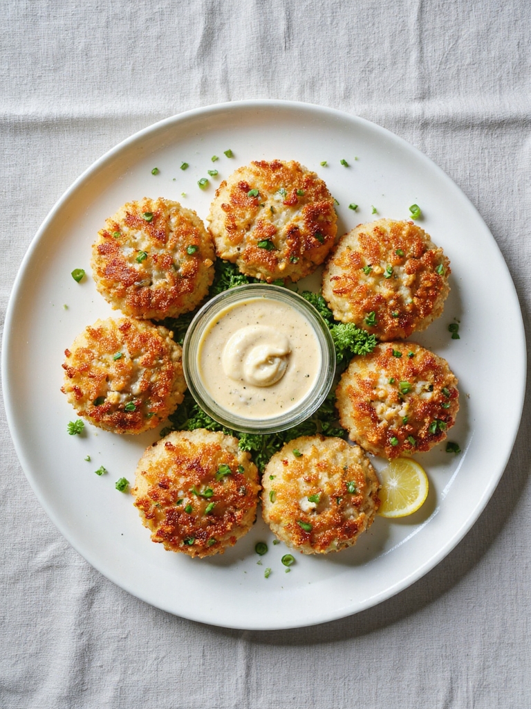 flavorful mini crab cakes