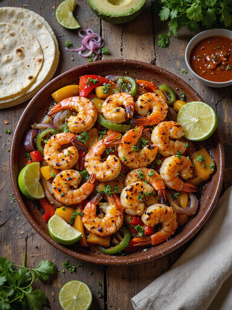 flavorful shrimp fajitas recipe