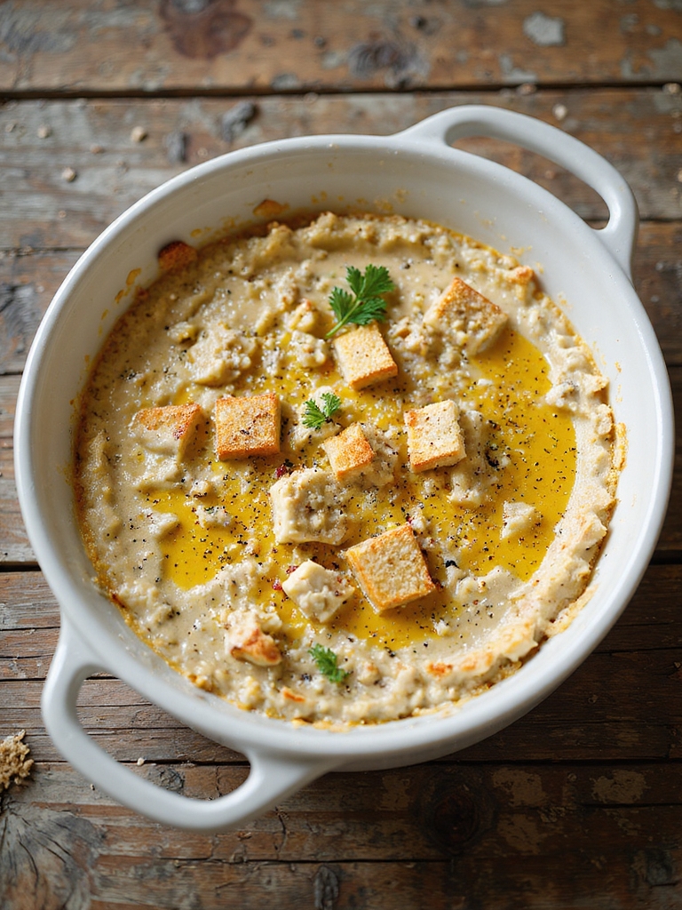 flavorful warm crab dip