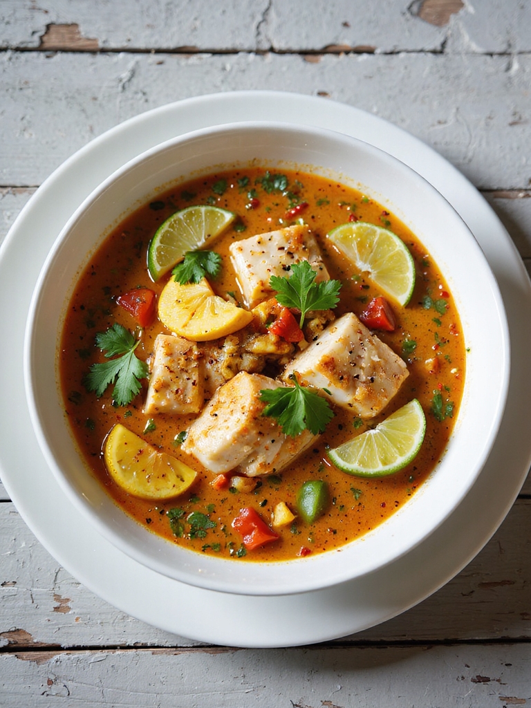 fragrant caribbean fish soup