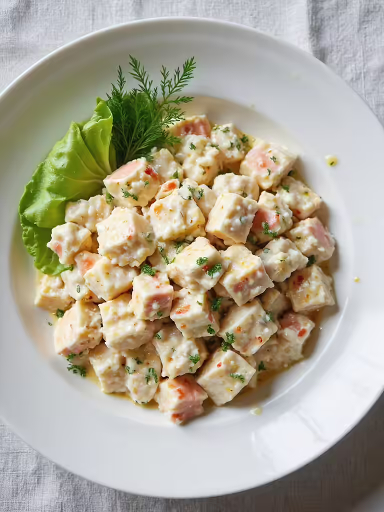 fresh and light crab salad