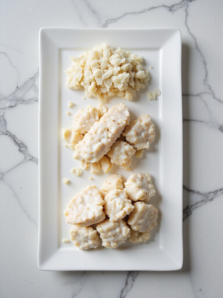 fresh crab meat selection