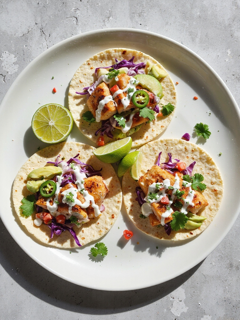 fresh flavorful fish tacos