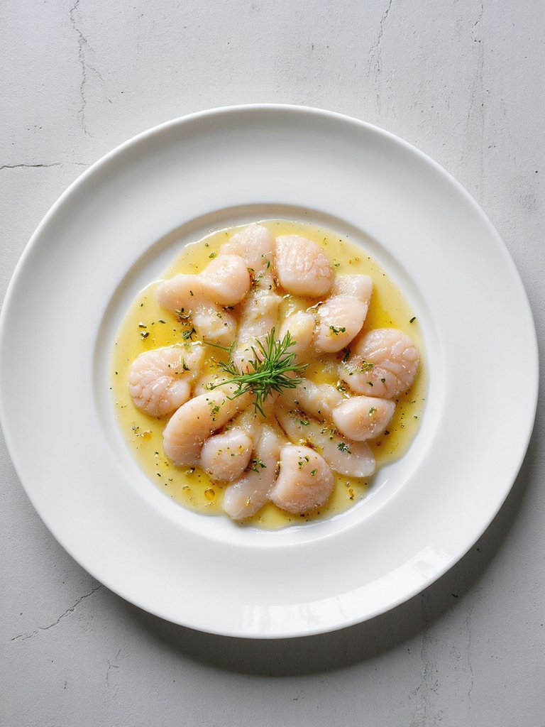 fresh scallops citrus drizzle