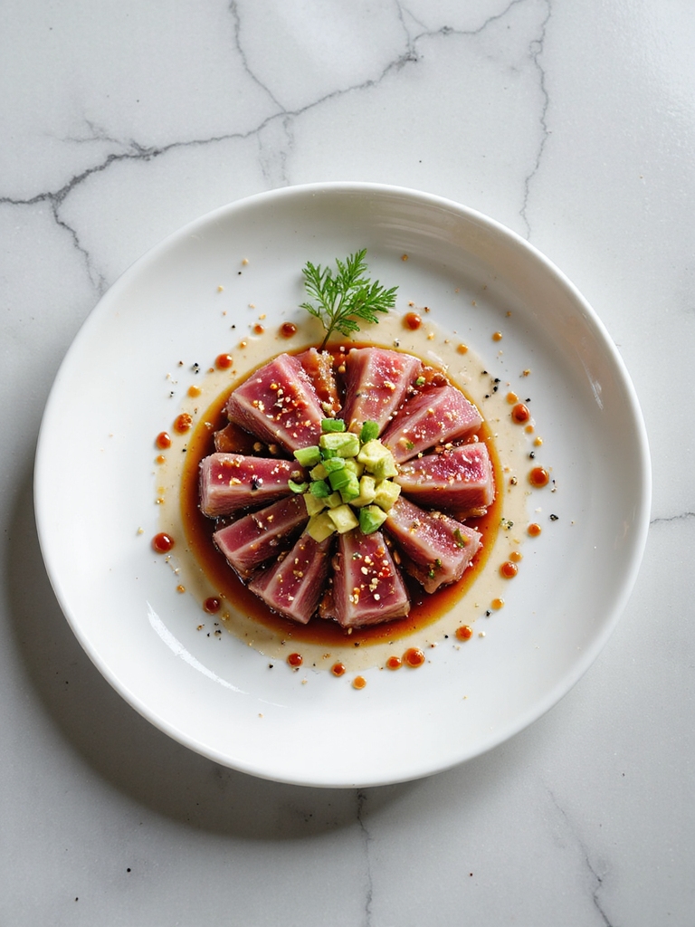 fresh spicy tuna tartare