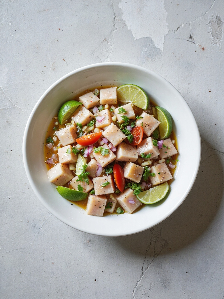 fresh tangy seafood appetizer