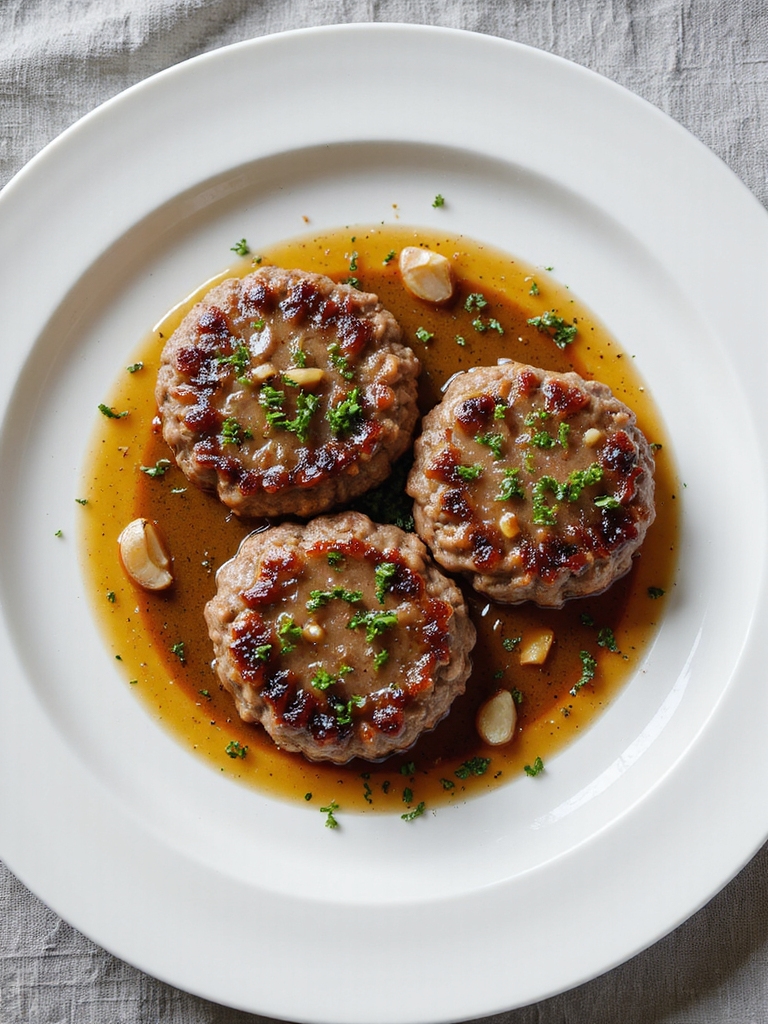 garlic butter glazed patties