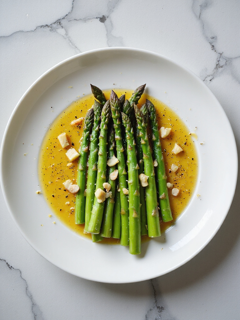 garlic butter saut ed asparagus