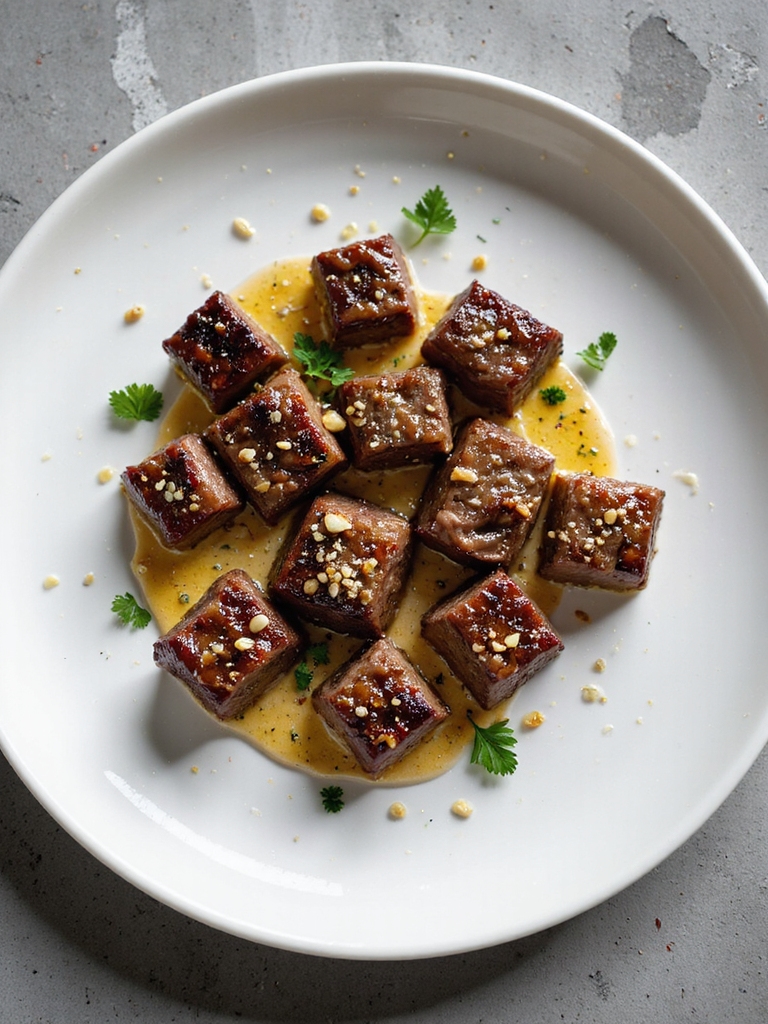 garlic butter steak bites recipe