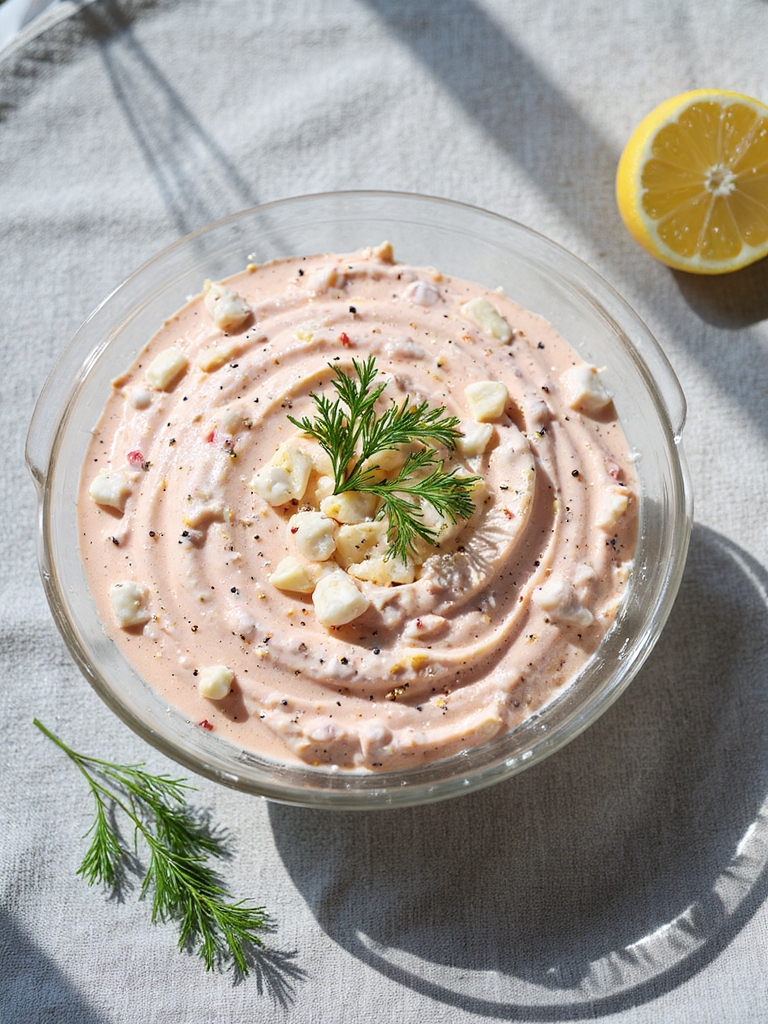 garlic dill crab spread