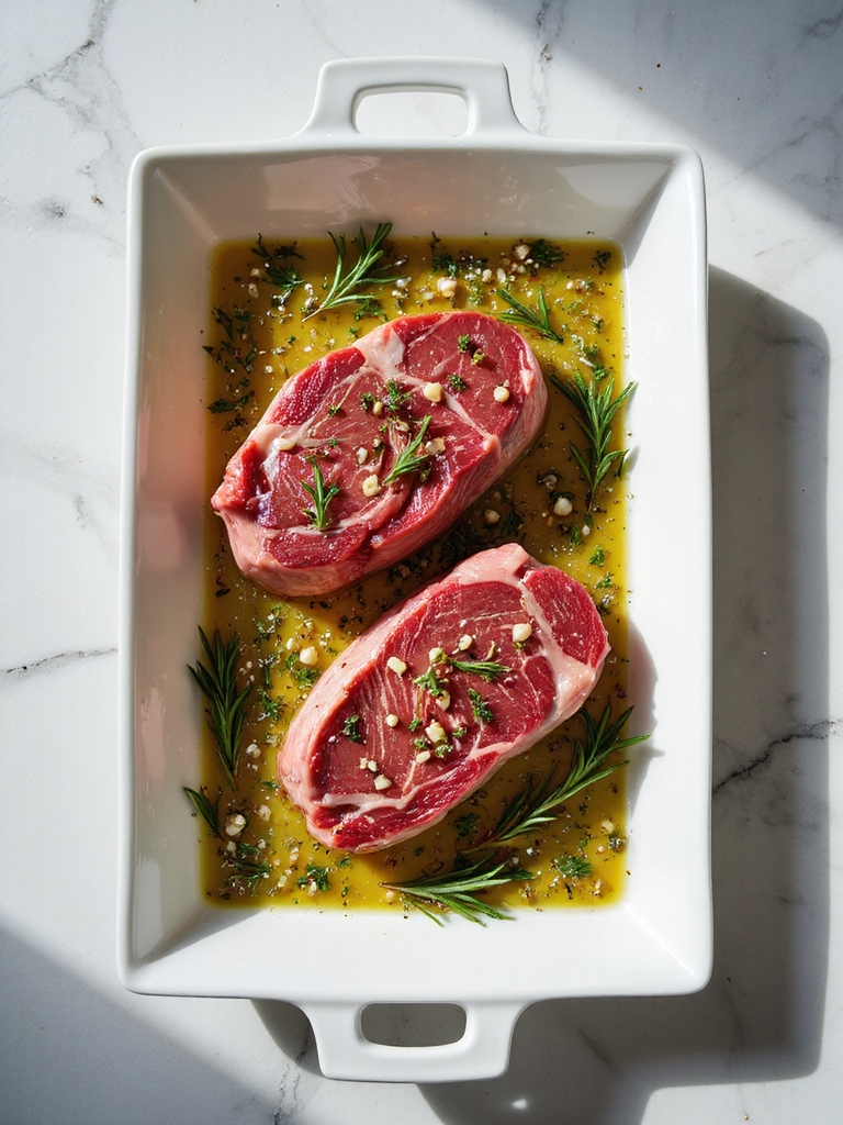 garlic herb marinade for steaks