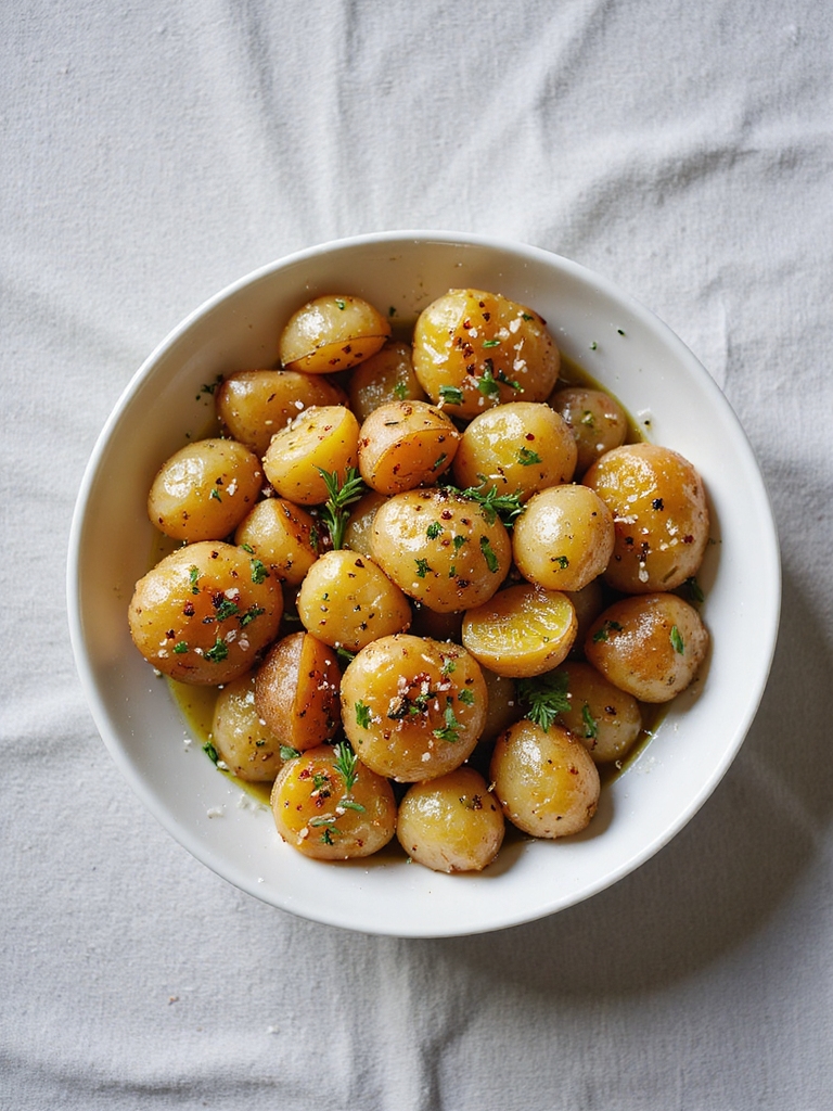 garlic herb roasted potatoes