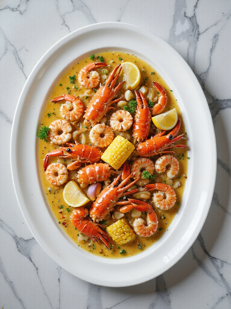 garlic lemon seafood sauce