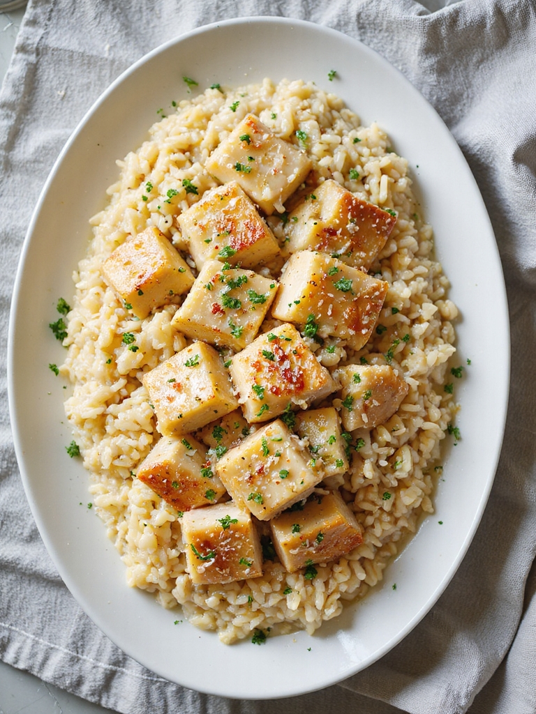 garlic parmesan chicken rice recipe