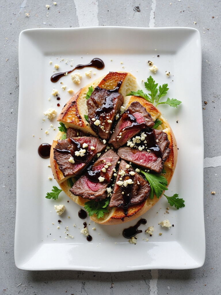 gourmet blue cheese steak