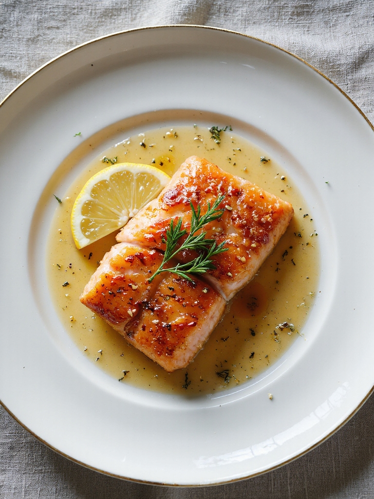 gourmet honey garlic salmon