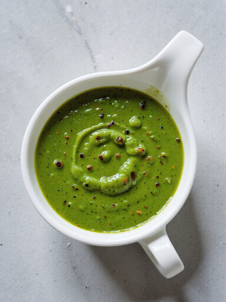 green bell pepper sauce