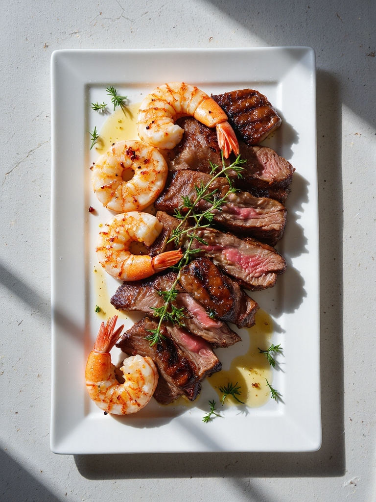 grill steak and shrimp perfectly