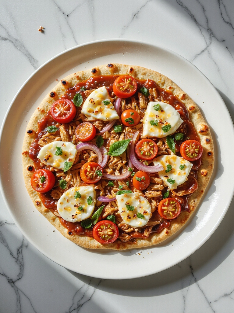 grilled bbq chicken flatbread recipe