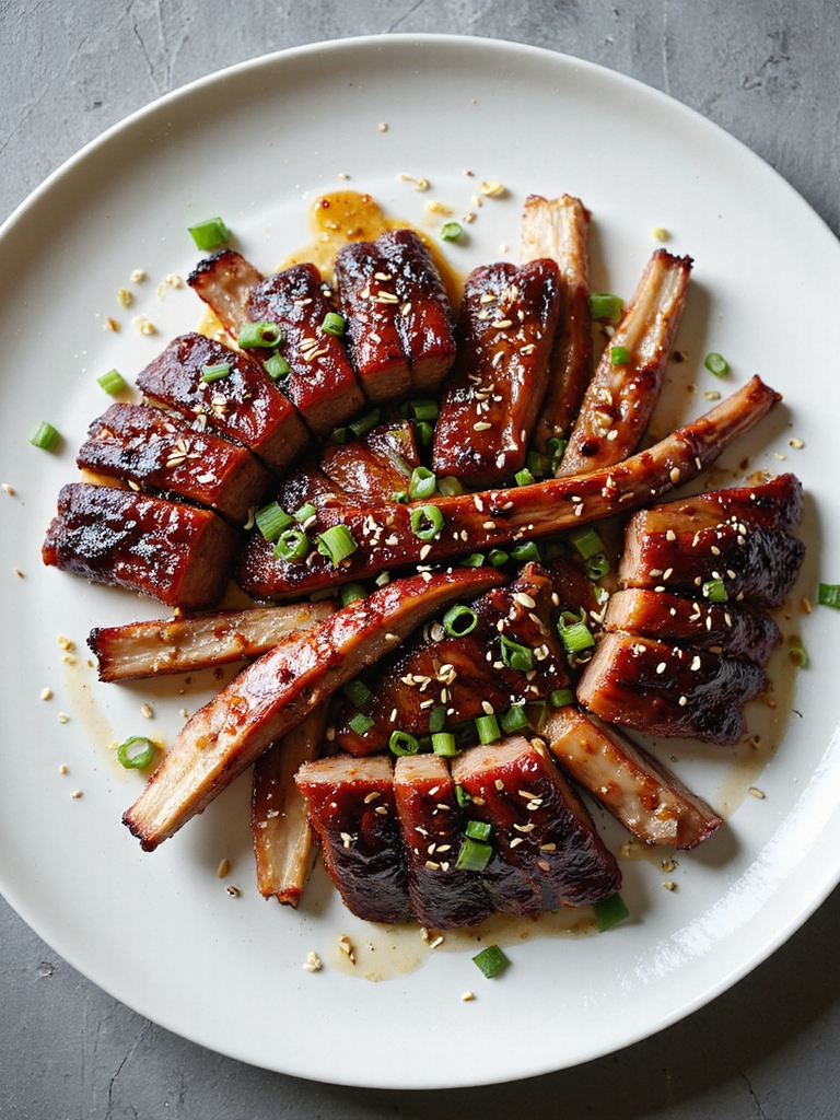 grilled marinated beef short ribs