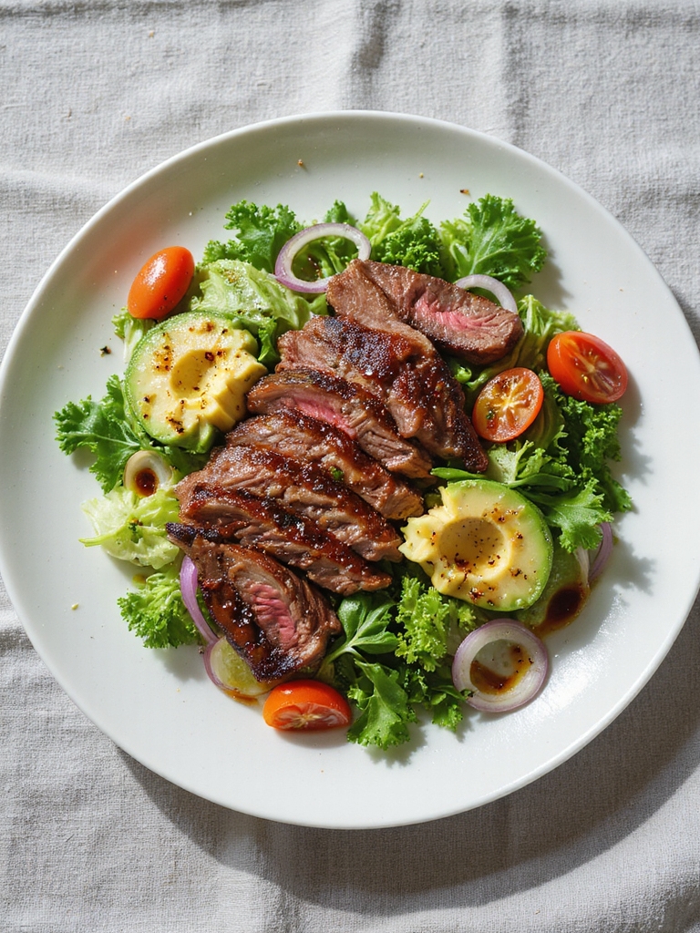 grilled steak salad recipe