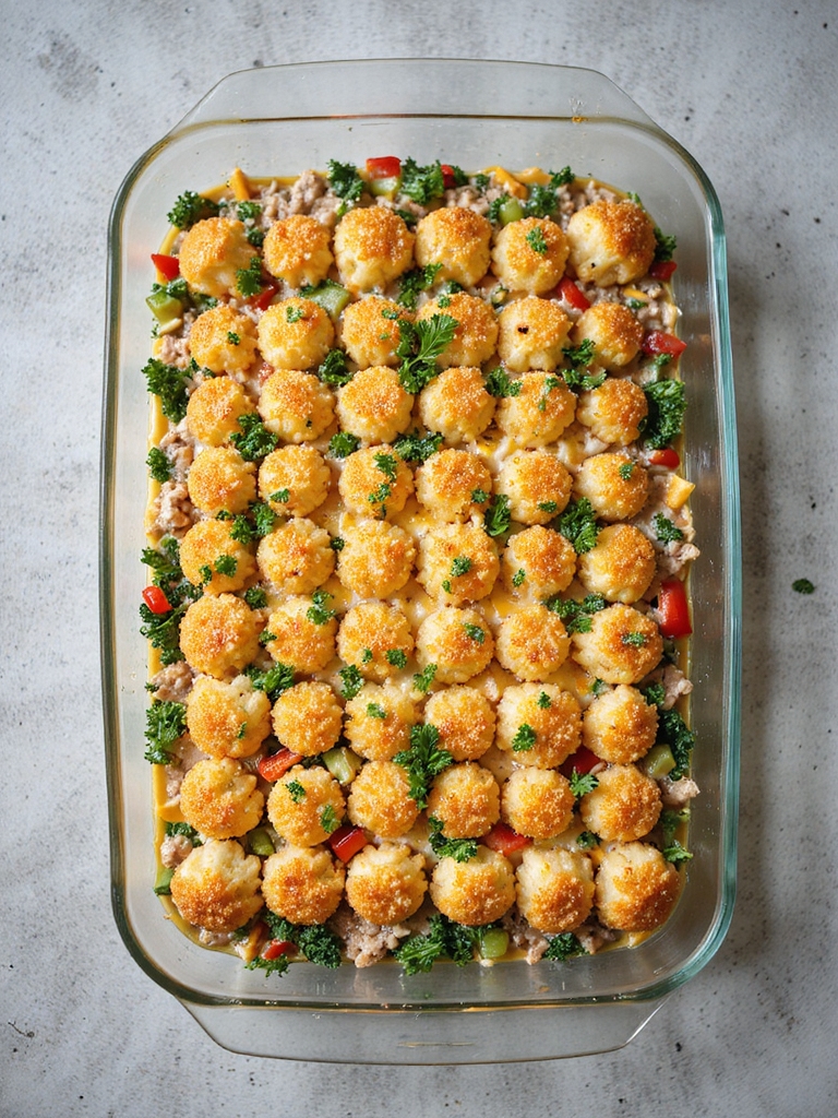 healthier tater tot casserole