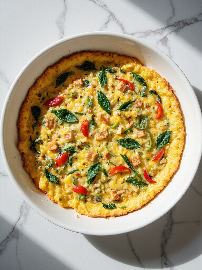 healthy air fryer frittata