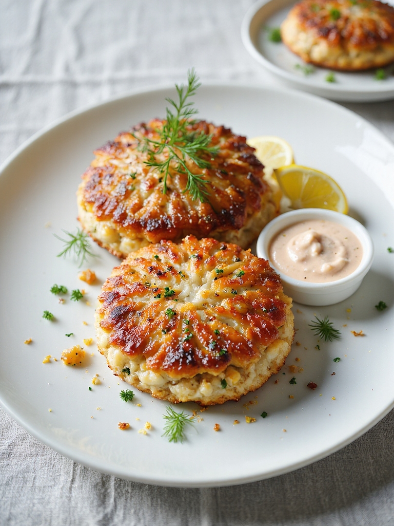 healthy and flavorful crab cakes