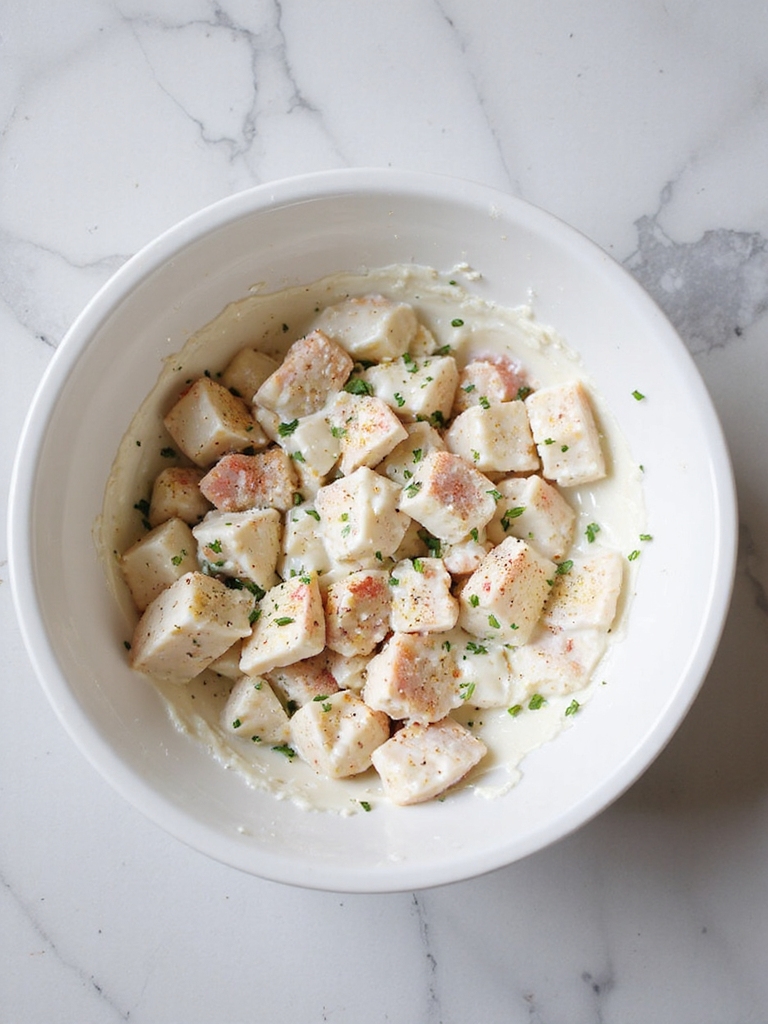 healthy crab cake mixture