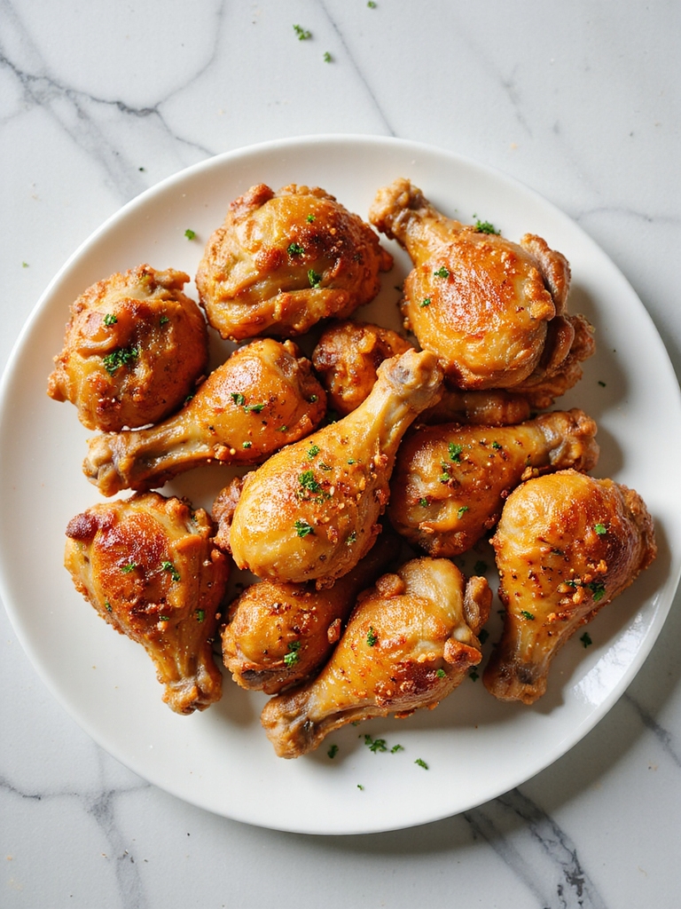 healthy crispy chicken cooking